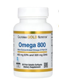 California Gold Nutrition, ����� 800 ����������������������� ����� ���, 30 ���